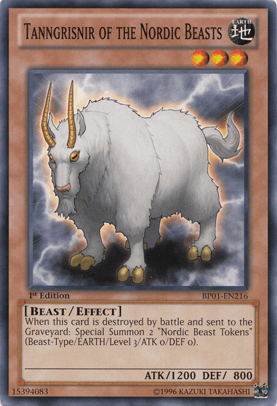 Tanngrisnir of the Nordic Beasts [BP01-EN216] Common (ONLINE ORDER ONLY)