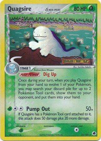 Quagsire (21/101) (Delta Species) (Stamped) [EX: Dragon Frontiers] (Online Only)