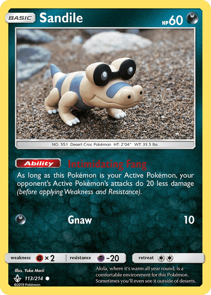Sandile (113/214) [Sun & Moon: Unbroken Bonds] (Online Only)