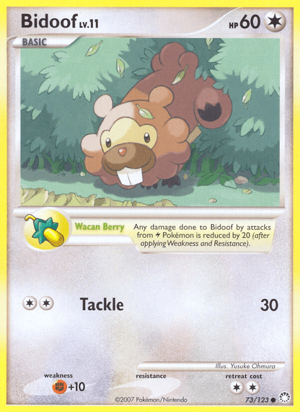 Bidoof (73/123) [Diamond & Pearl: Mysterious Treasures] (Online Only)