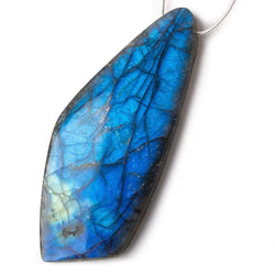 78x32x7mm Neon Blue Labradorite fancy shape focal bead 1 piece (ONLINE ORDER ONLY)