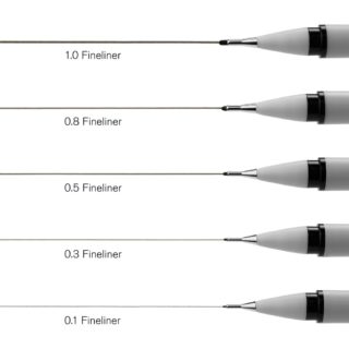 Winsor & Newton: Fineliner - Black 1.0 (ONLINE ORDER ONLY)