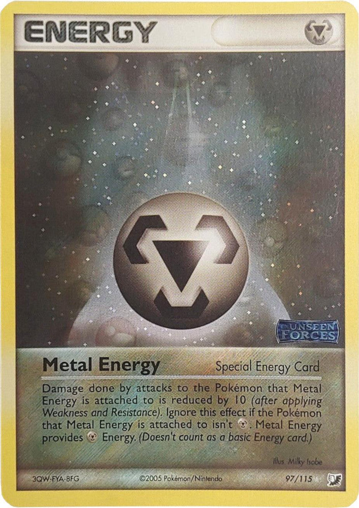 Metal Energy (97/115) (Stamped) [EX: Unseen Forces] (Online Only)