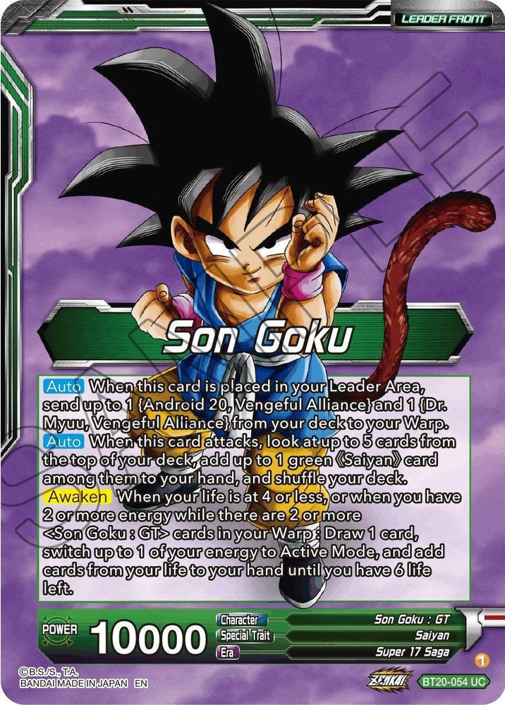 Son Goku // SS4 Son Goku, Betting It All (BT20-054) [Power Absorbed] (ONLINE ORDER ONLY)
