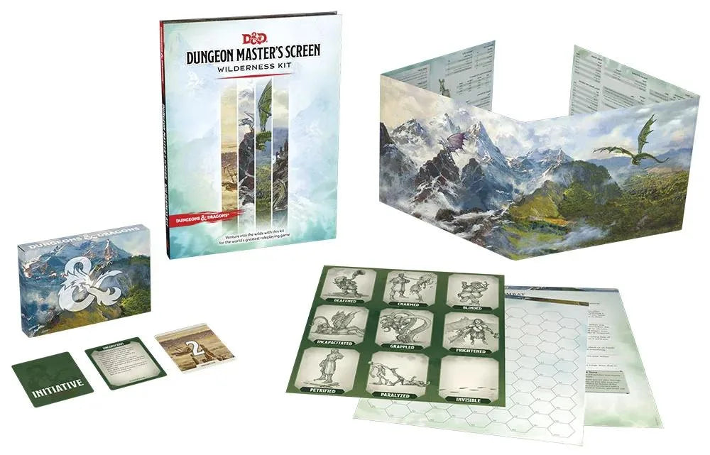 Dungeons & Dragons RPG: Dungeon Master`s Screen Wilderness Kit - Anime Imports LLC
