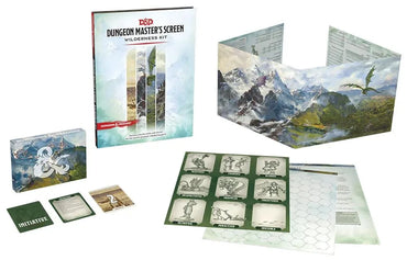 Dungeons & Dragons RPG: Dungeon Master`s Screen Wilderness Kit - Anime Imports LLC