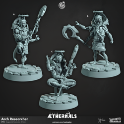 3D Printed Cast n Play Arch Researcher Aethernals Collection 28mm 32mm D&D (Online Only)