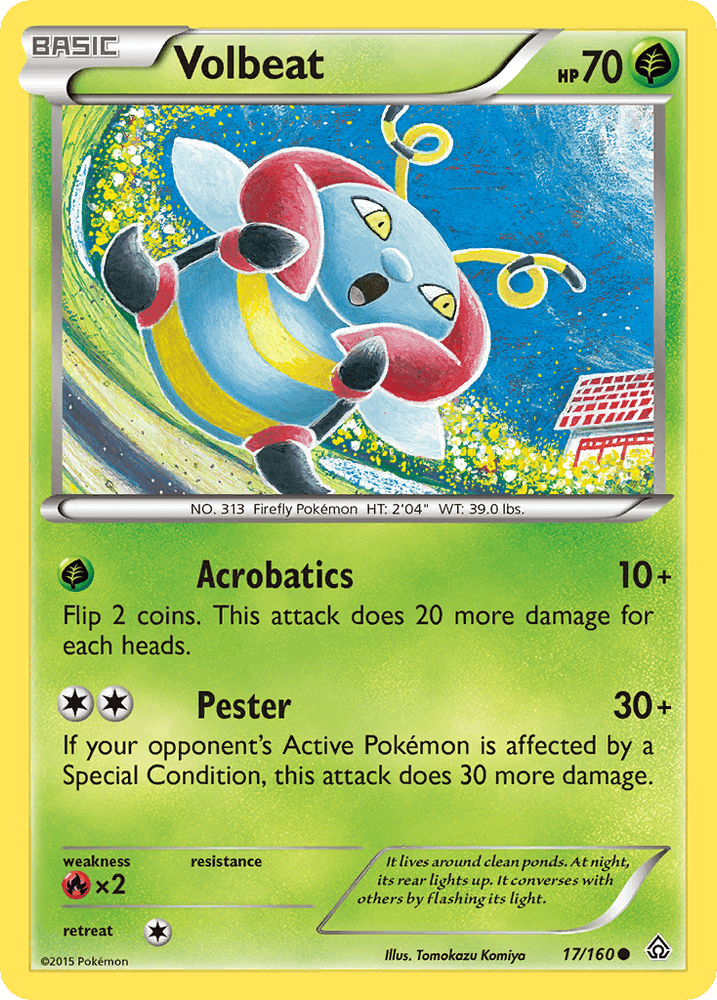 Volbeat (17/160) [XY: Primal Clash] (Online Only)