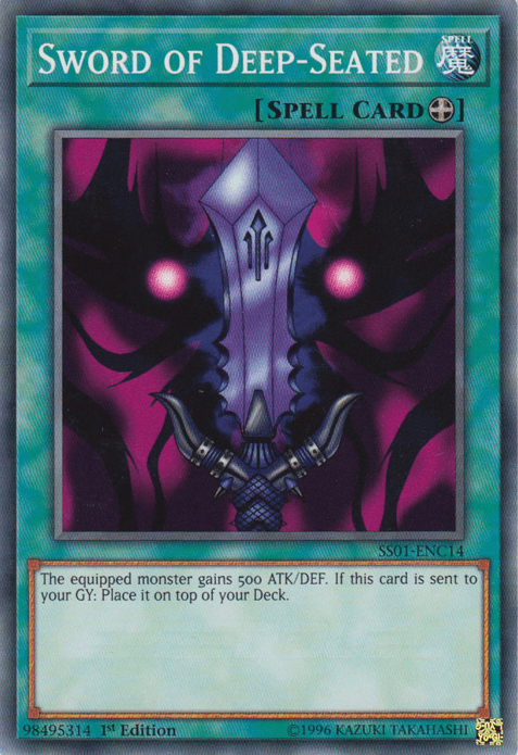 Sword of Deep-Seated [SS01-ENC14] Common (ONLINE ORDER ONLY)