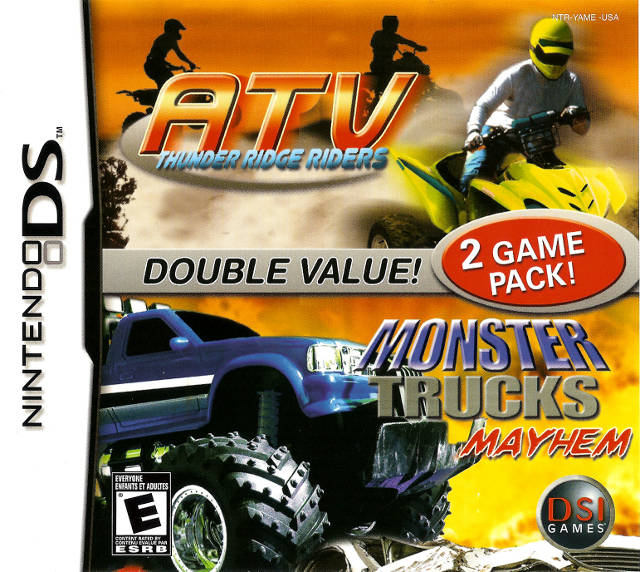 ATV Thunder Ridge Riders / Monster Trucks Mayhem (Nintendo DS) (Online Only)