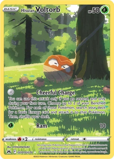 Hisuian Voltorb (GG01/GG70) [Sword & Shield: Crown Zenith] (Online Only)