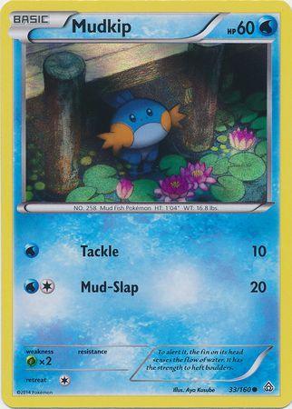 Mudkip (33/160) (Sheen Holo) [XY: Primal Clash] (Online Only)