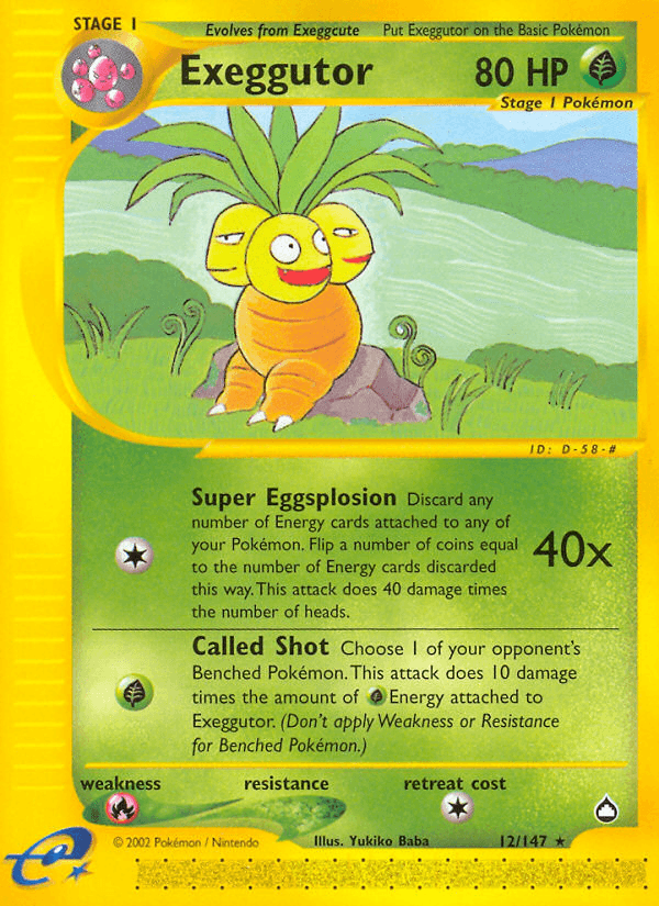 Exeggutor (12/147) [Aquapolis] (Online Only)