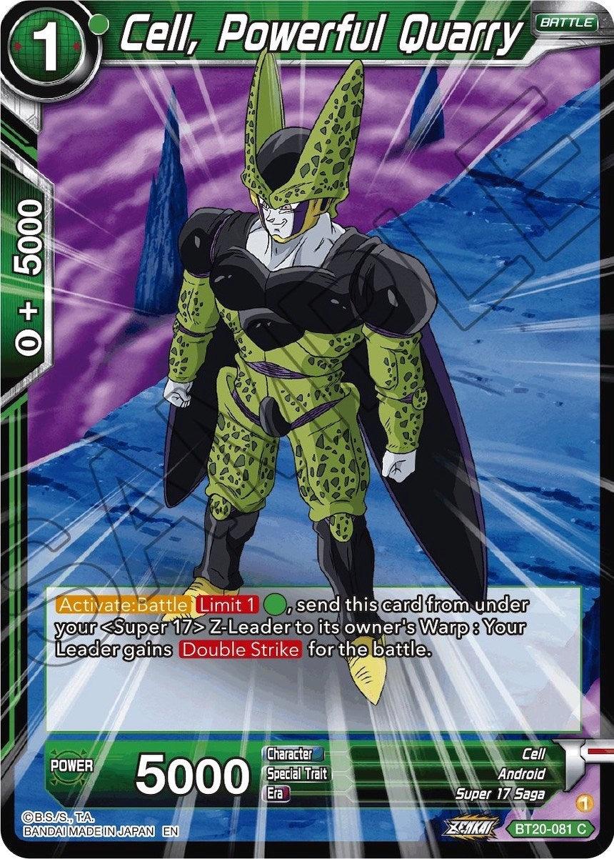 Cell, Powerful Quarry (BT20-081) [Power Absorbed] (ONLINE ORDER ONLY)