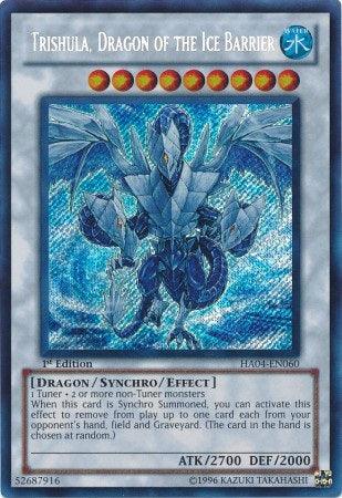 Trishula, Dragon of the Ice Barrier [HA04-EN060] Secret Rare (ONLINE ORDER ONLY)