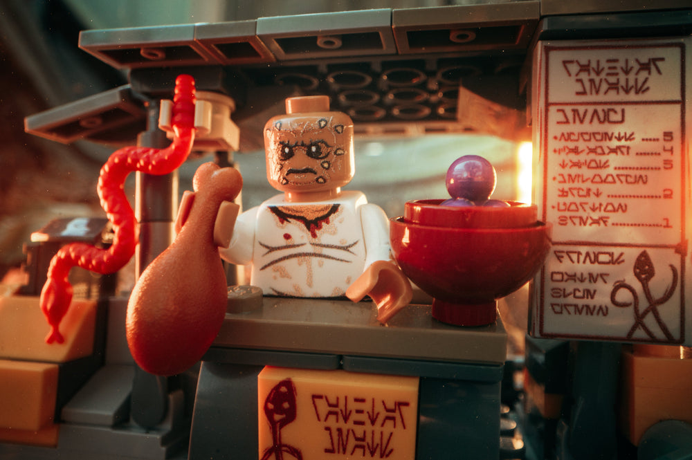 SW Rathtar Meat Food Skiff Set made using LEGO parts - B3 Customs (Online Order Only)