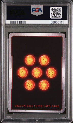2022 DRAGON BALL SUPER MYTHIC BOOSTER TRUNKS, HELPING BLAST #P-128 - PSA 10 (Online Order Only)