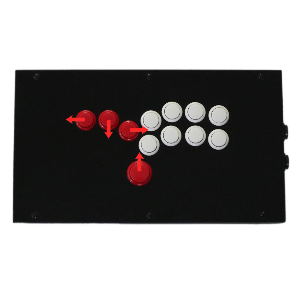 RAC-J800B All Buttons Leverless Arcade Joystick Fight Stick For PS5/PS4/PS3/Xbox/PC (Online Only)