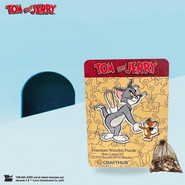 Tom & Jerry Wooden Jigsaw Puzzles (Online Order Only)