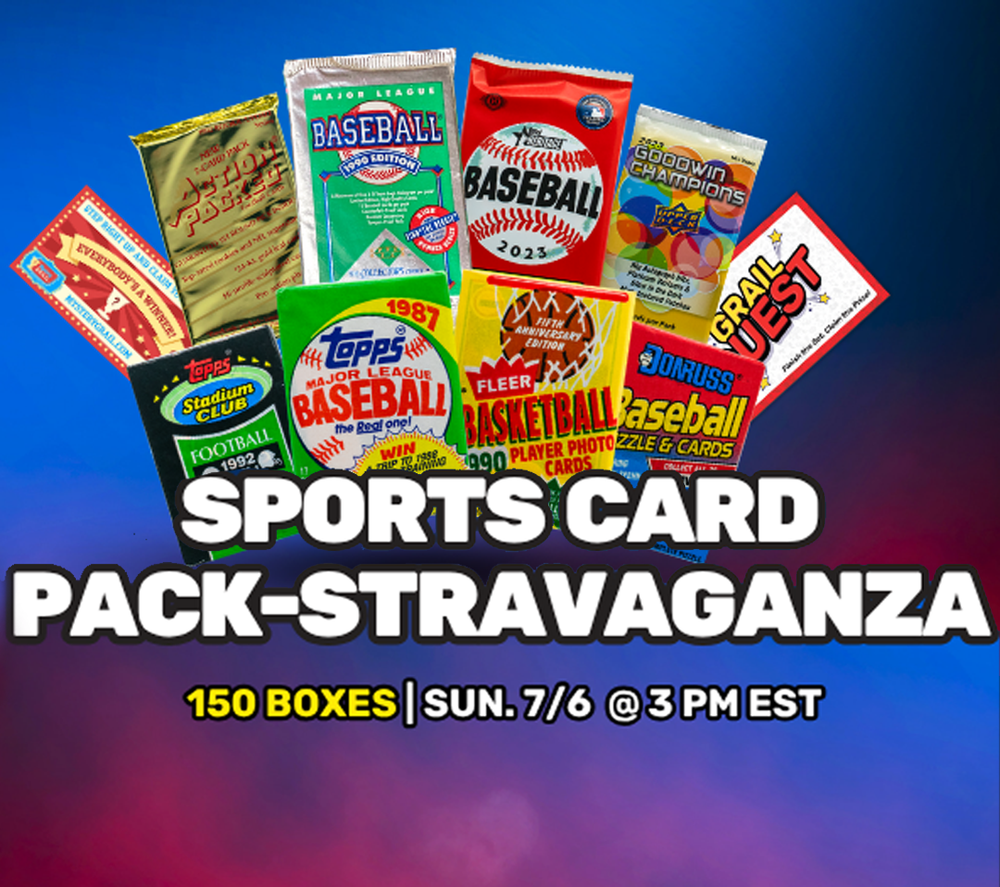 Sports Card Pack Treasure Chest - Mystery Grail (Online Order Only)