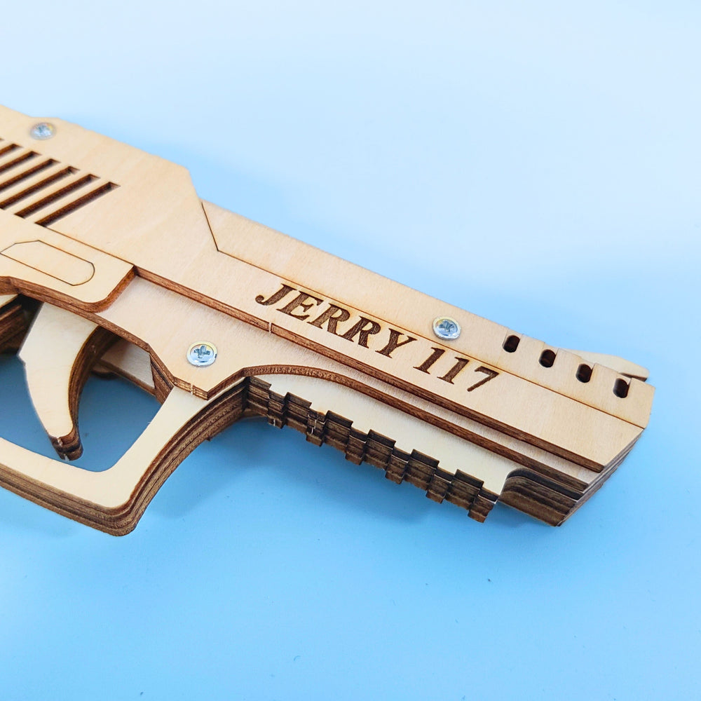 DIY Kit Rubber Band Launcher, Fun Wooden Craft and STEM Toy (ONLINE ORDER ONLY)