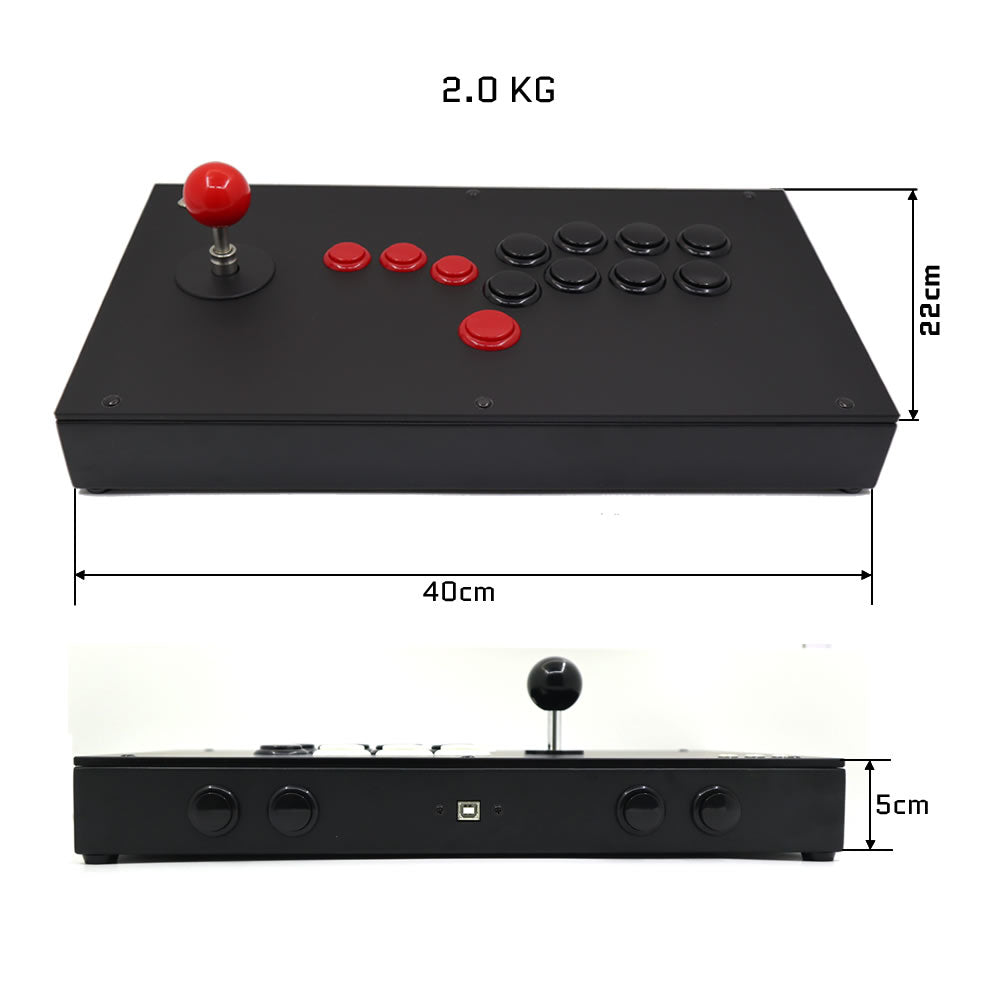 FightBox M1 All Button Leverless Arcade Game Controller for PC/PS/XBOX/SWITCH (Online Only)