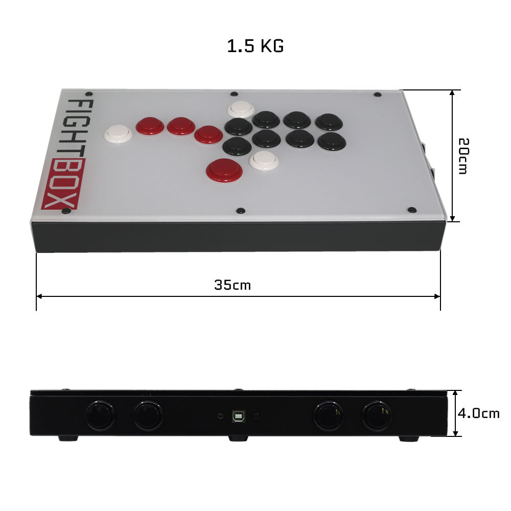 FightBox F10 Leverless Hitbox Style Arcade Controller for PS5/PC/Xbox/Switch (Online Only)