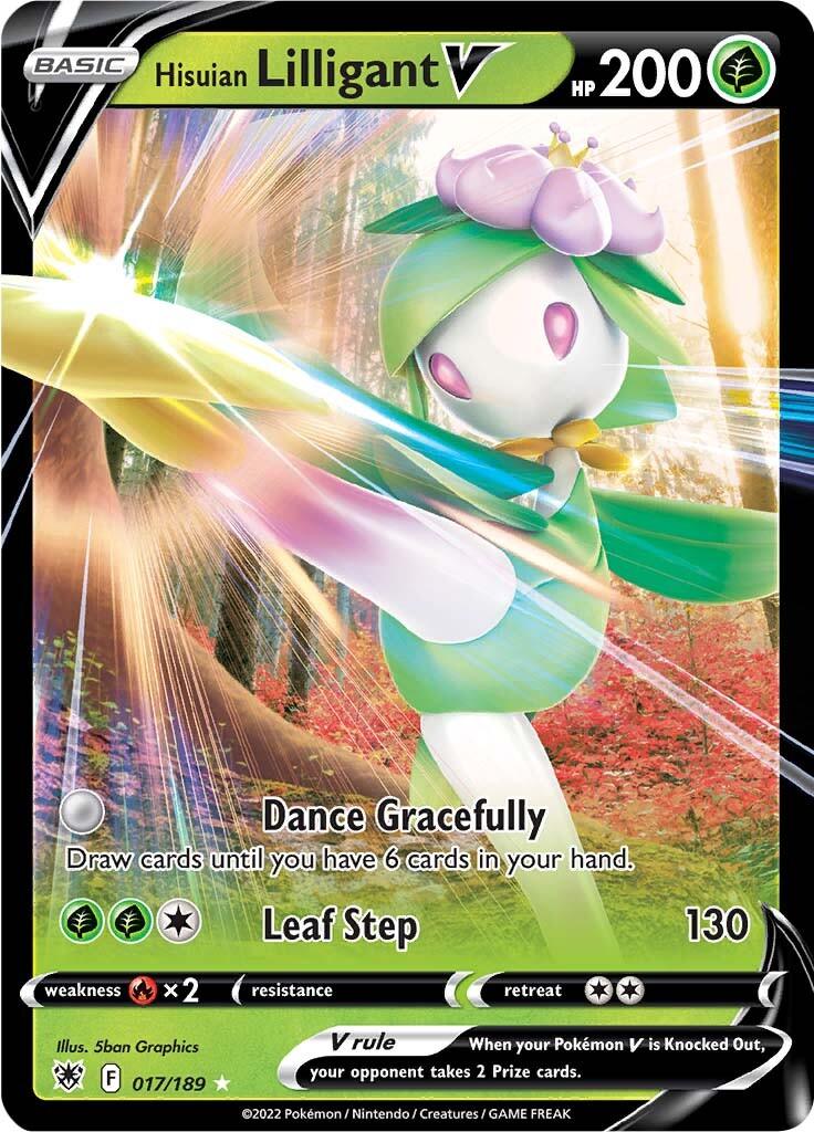 Hisuian Lilligant V (017/189) [Sword & Shield: Astral Radiance] (Online Only)