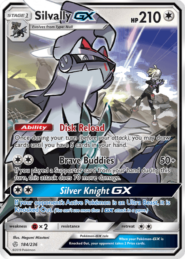 Silvally GX (184/236) [Sun & Moon: Cosmic Eclipse] (Online Only)
