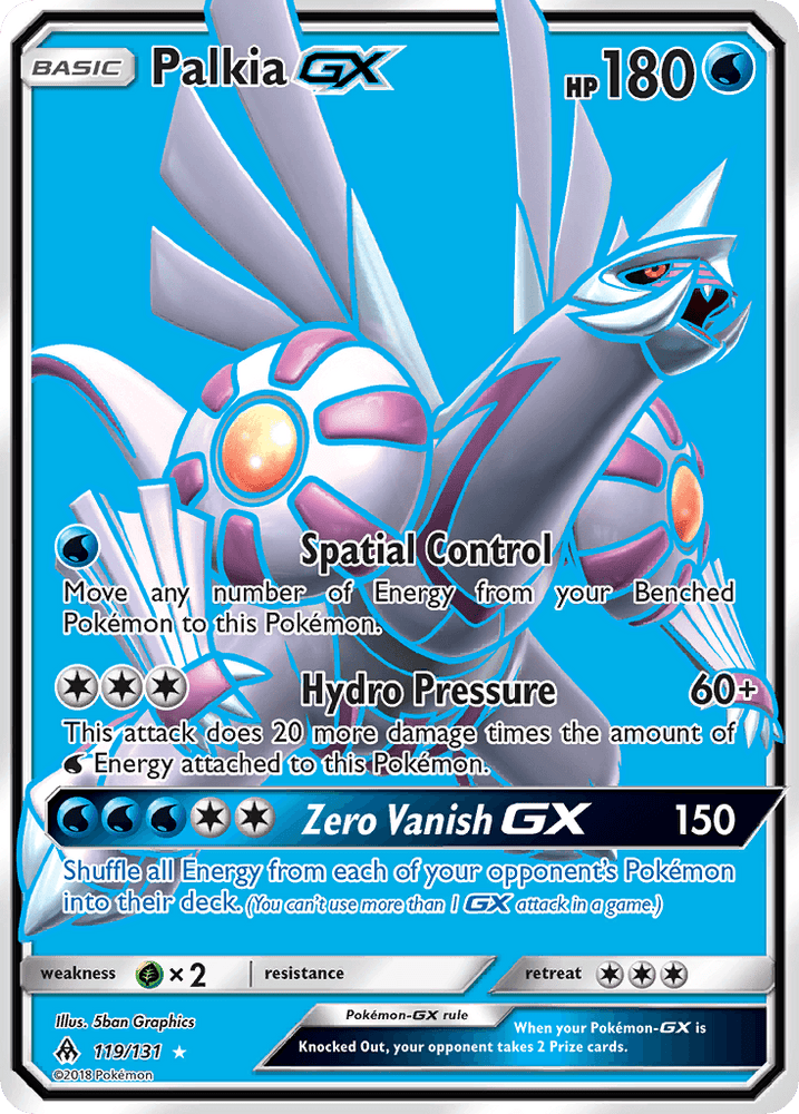 Palkia GX (119/131) [Sun & Moon: Forbidden Light] (Online Only)