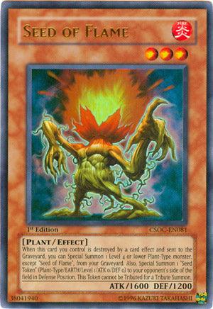 Seed of Flame [CSOC-EN081] Ultra Rare (ONLINE ORDER ONLY)