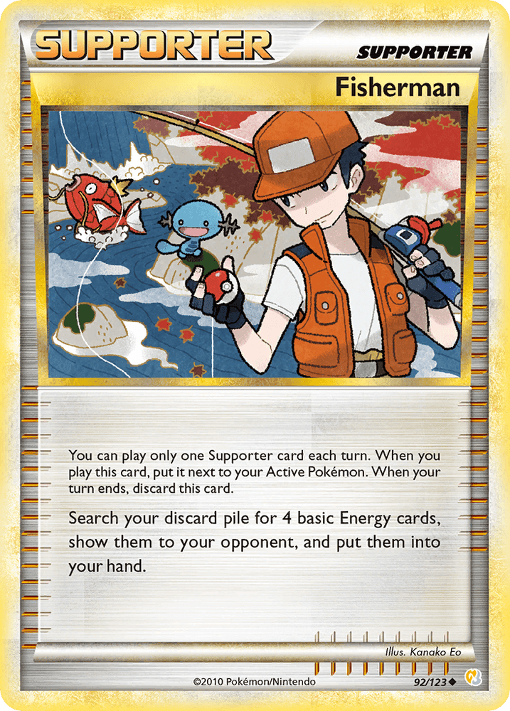 Fisherman (92/123) [HeartGold & SoulSilver: Base Set] (Online Only)