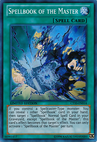 Spellbook of the Master [CT10-EN014] Super Rare (ONLINE ORDER ONLY)