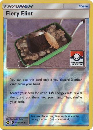 Fiery Flint (60a/70) (League Promo) [Sun & Moon: Dragon Majesty] (Online Only)