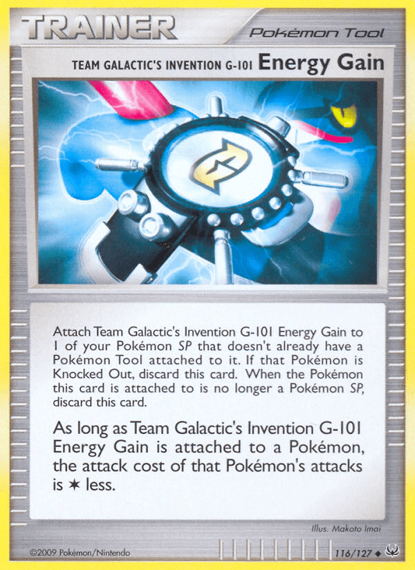 Team Galactic's Invention G-101 Energy Gain (116/127) [Platinum: Base Set] (Online Only)