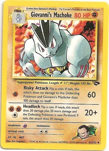Giovanni's Machoke (42/132) [Gym Challenge Unlimited] (Online Only)