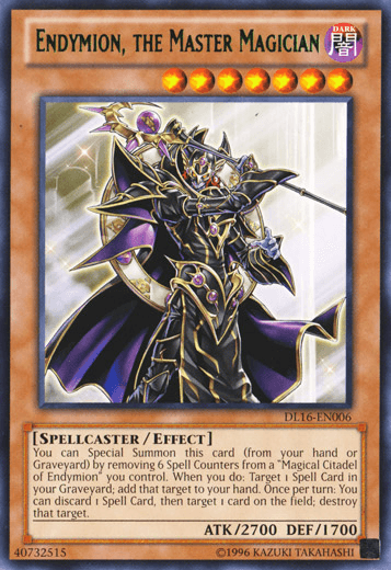 Endymion, the Master Magician (Green) [DL16-EN006] Rare (ONLINE ORDER ONLY)