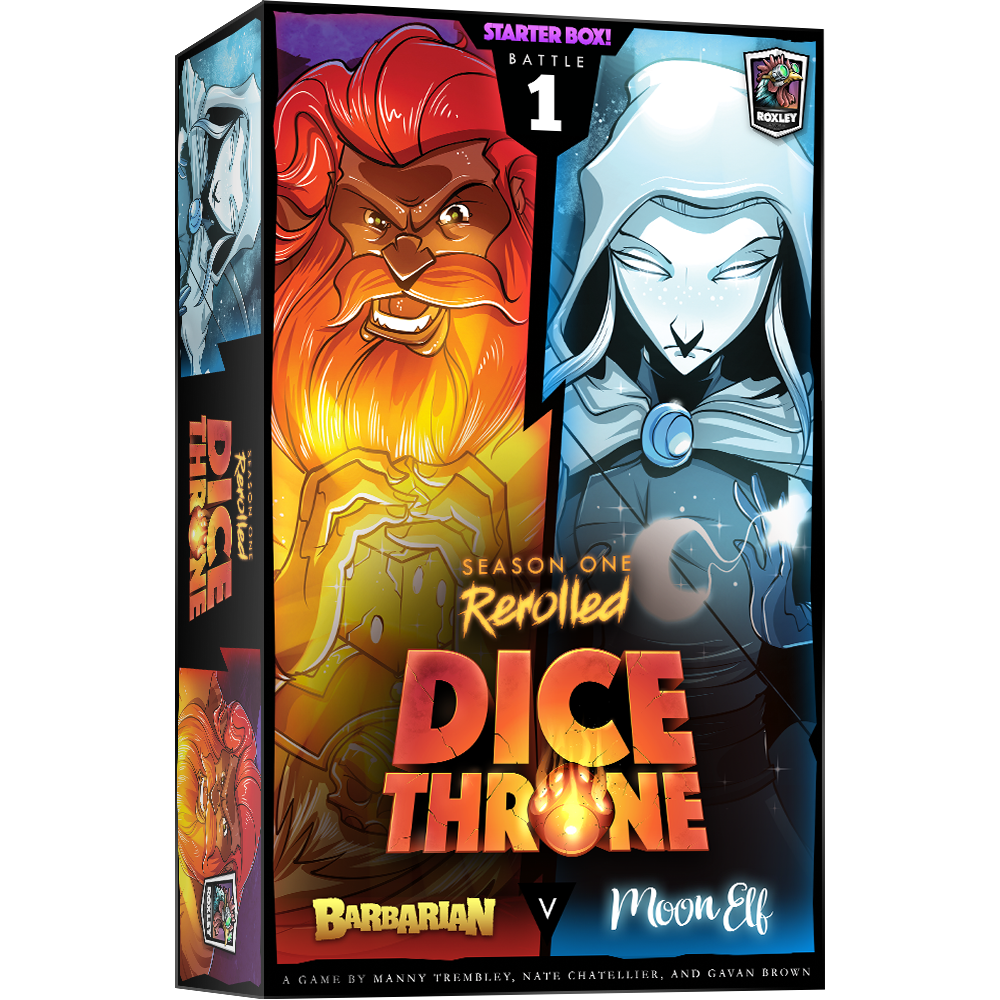 Dice Throne Season 1 - Box 1 - Barbarian vs Moon Elf (ONLINE ORDER ONLY)