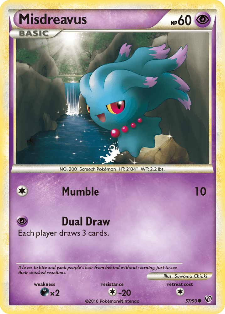 Misdreavus (57/90) [HeartGold & SoulSilver: Undaunted] (Online Only)