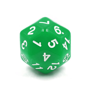 D30 Green Opaque Single Die 30 Sided/s by HDdice / HengDadice (Online Only)