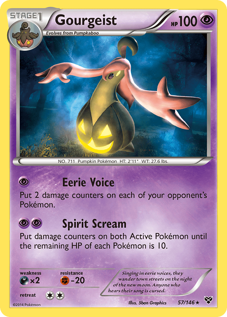 Gourgeist (57/146) [XY: Base Set] (Online Only)