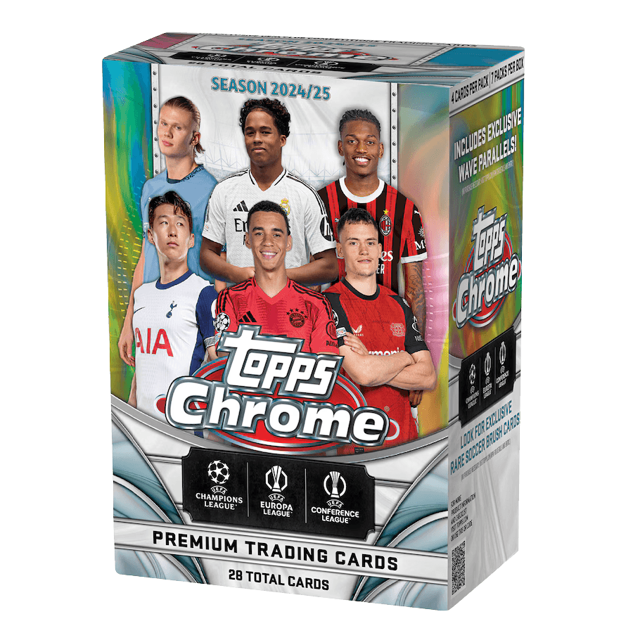 2024/2025 Topps Chrome UEFA Club Competitions Soccer - Value Box (Online Only)