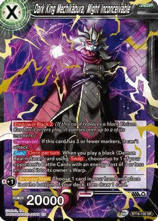 Dark King Mechikabura, Might Inconceivable (BT16-100) [Realm of the Gods] (ONLINE ORDER ONLY)