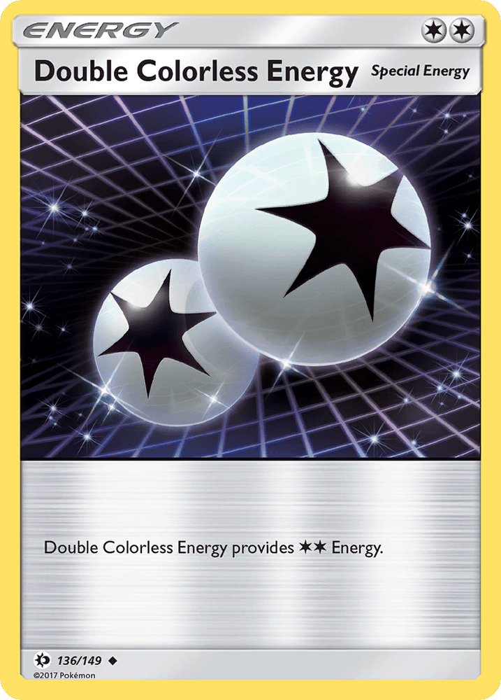 Double Colorless Energy (136/149) [Sun & Moon: Base Set] (Online Only)