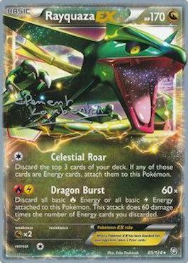 Rayquaza EX (85/124) (Anguille Sous Roche - Clement Lamberton) [World Championships 2013] (Online Only)