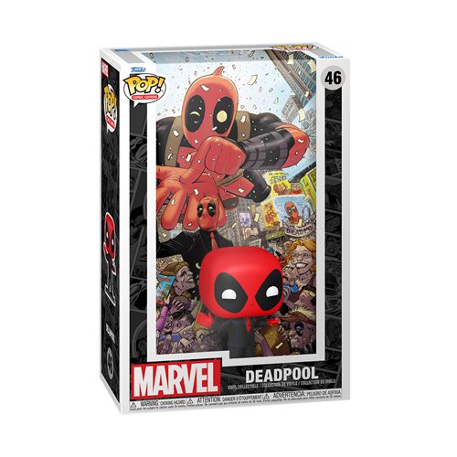 Deadpool (2015) #1 Deadpool in Black Suit Funko Pop! Comic Cover Figure #46 with Case (ONLINE ORDER ONLY)