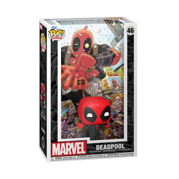 Deadpool (2015) #1 Deadpool in Black Suit Funko Pop! Comic Cover Figure #46 with Case (ONLINE ORDER ONLY)