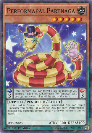 Performapal Partnaga [SP15-EN025] Shatterfoil Rare (ONLINE ORDER ONLY)