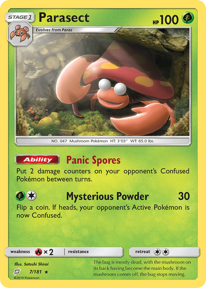 Parasect (7/181) [Sun & Moon: Team Up] (Online Only)