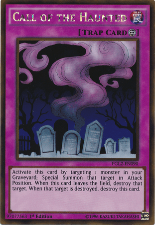 Call of the Haunted [PGL2-EN090] Gold Rare (ONLINE ORDER ONLY)